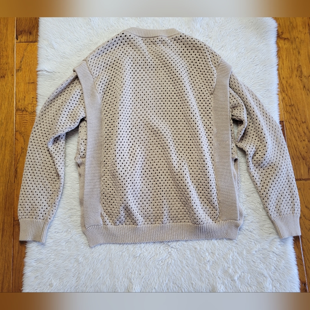 Varley Anthropologie Arabella Sweater True Knit Pullover Sand Tan Medium - Picture 5 of 10